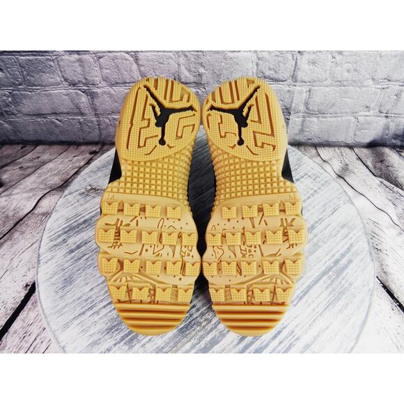 Air Jordan 9 Retro Boot NRG Black Size 7.5 AR4491-025 BNIB w/ Extra Brown Laces - Picture 10 of 16